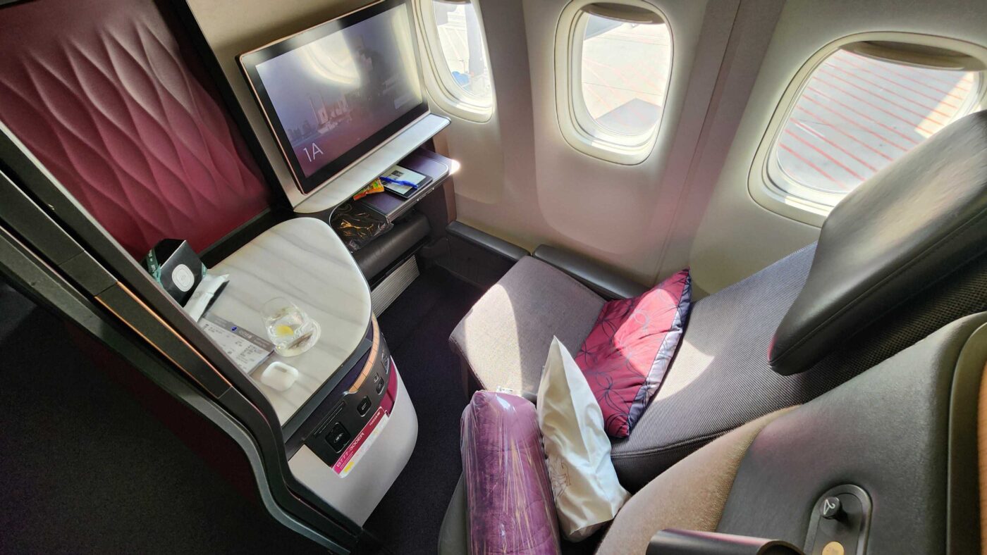 Enjoy elite comfort in Qatar's luxurious Business Class.