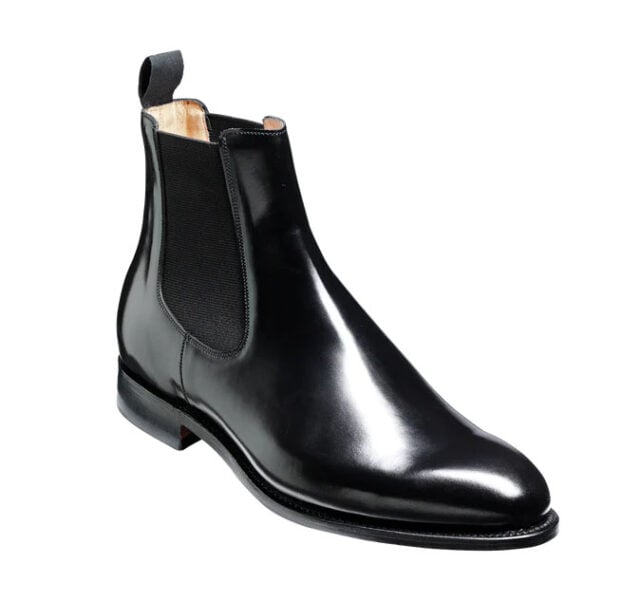 Polished Black Chelsea Boots