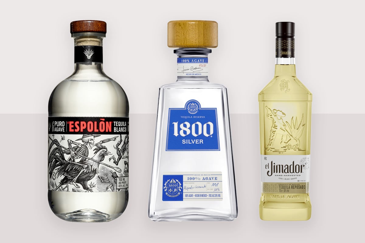 Top three tequila brands: Espolòn, 1800, el Jimador.