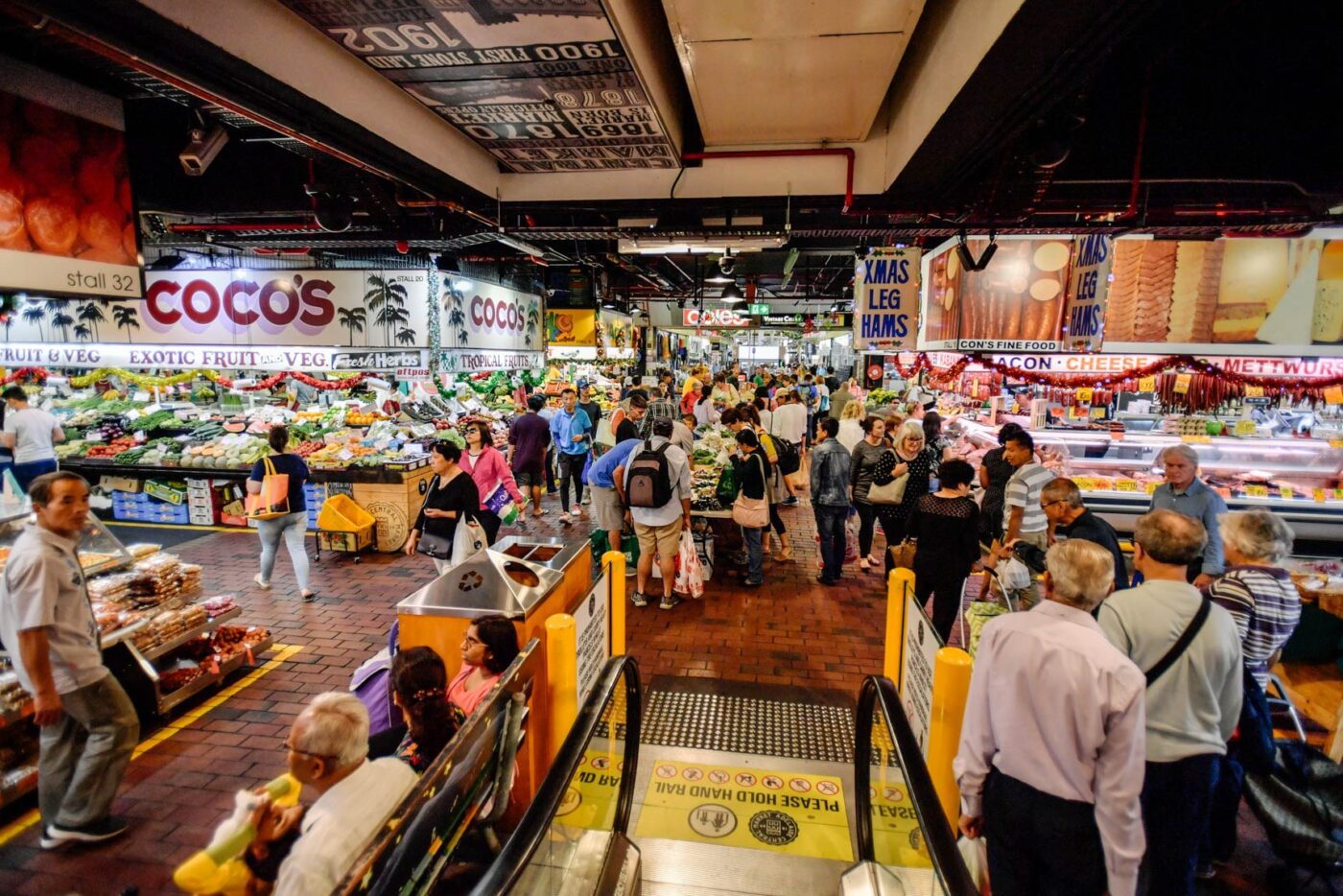 Adelaide's bustling central market