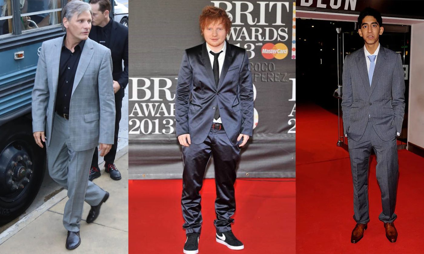 Celebrities wearing poorly tailored pants.