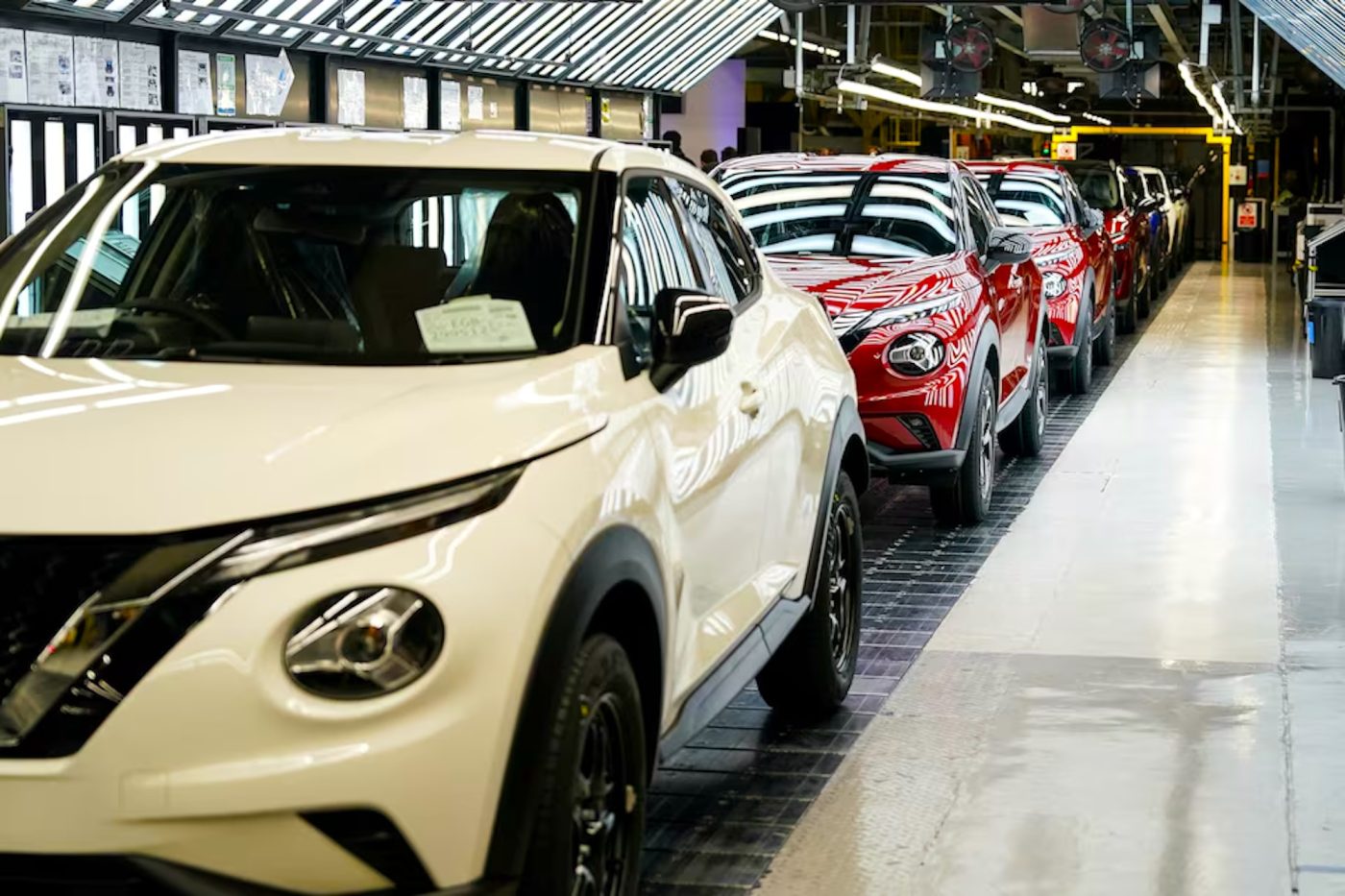 Nissan production line