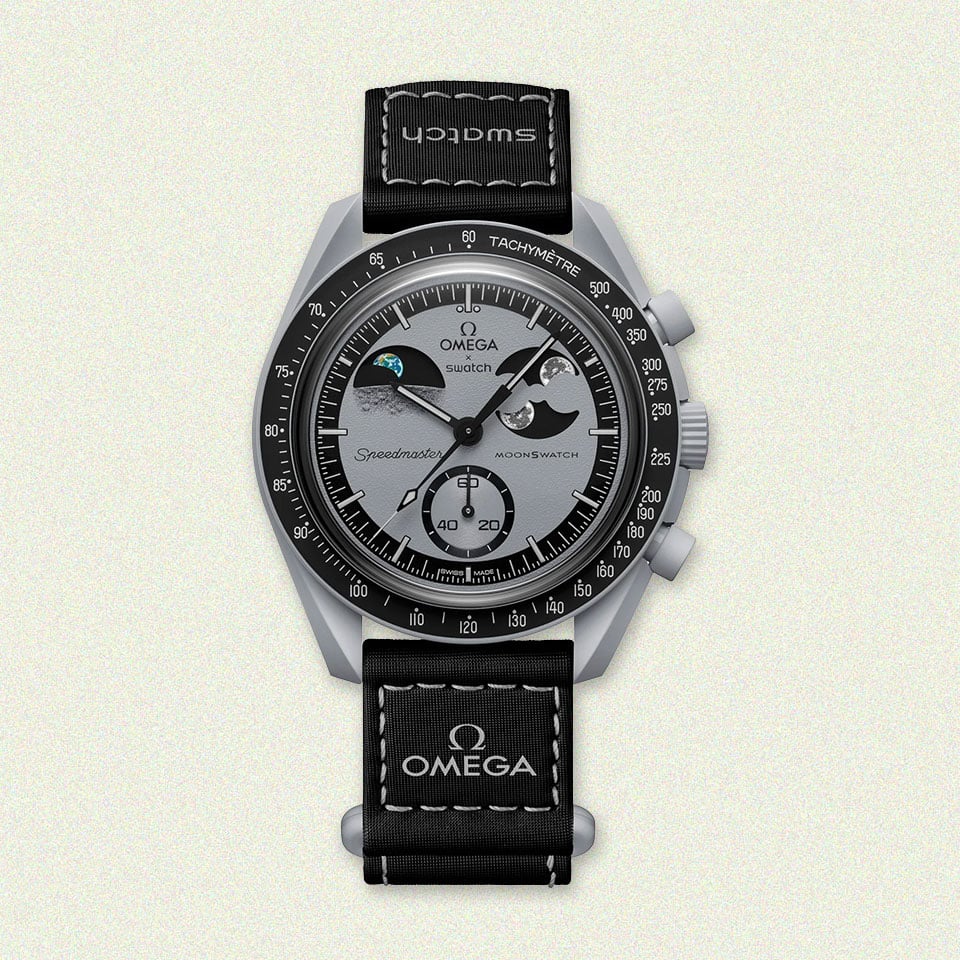 Omega x Swatch Speedmaster Moonswatch: stylish 2024 wristwatch.