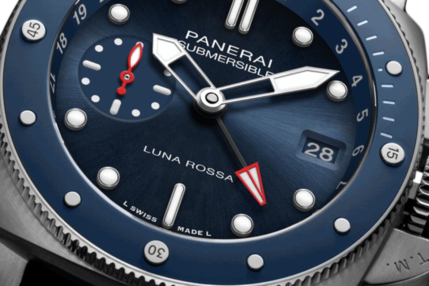 Panerai Submersible Luna Rossa watch.