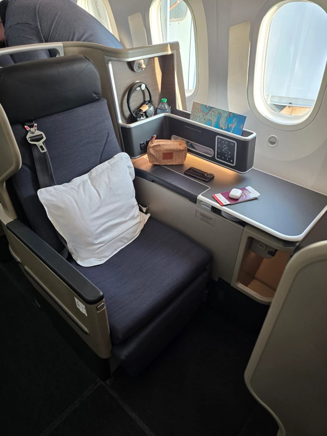 Qantas A380 Business Class Seat