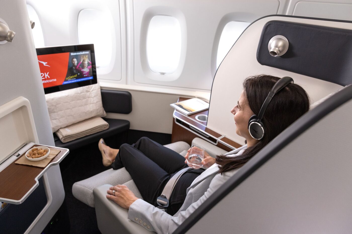 Qantas A380 first-class seat