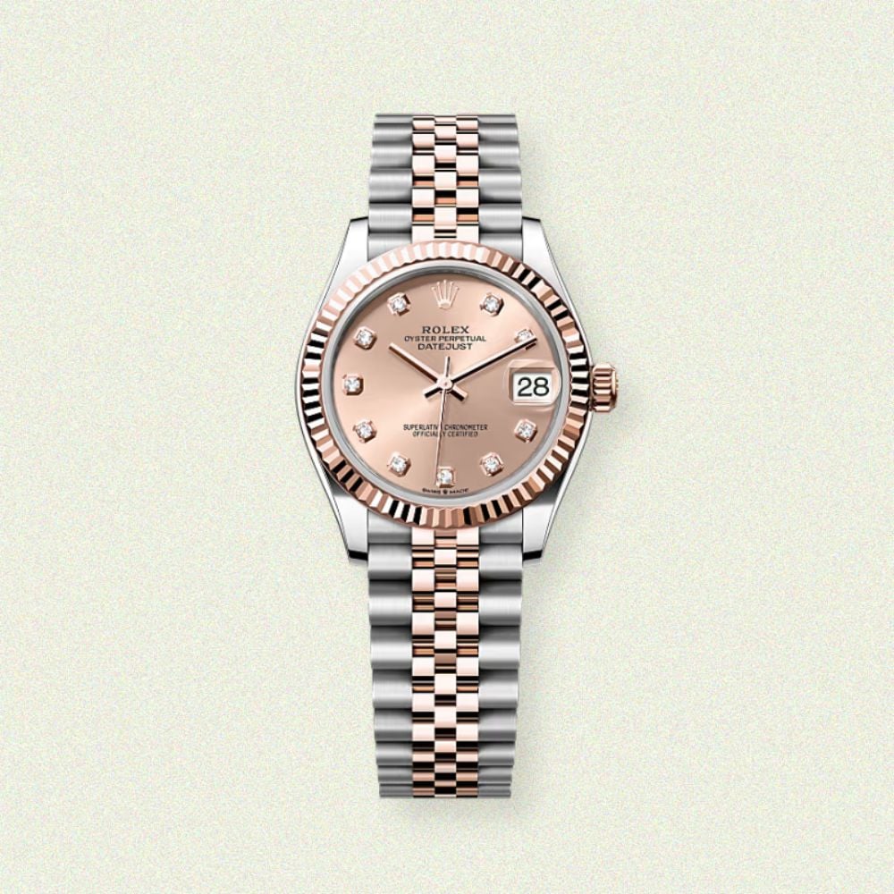 The Rolex Datejust 31 Everose gold