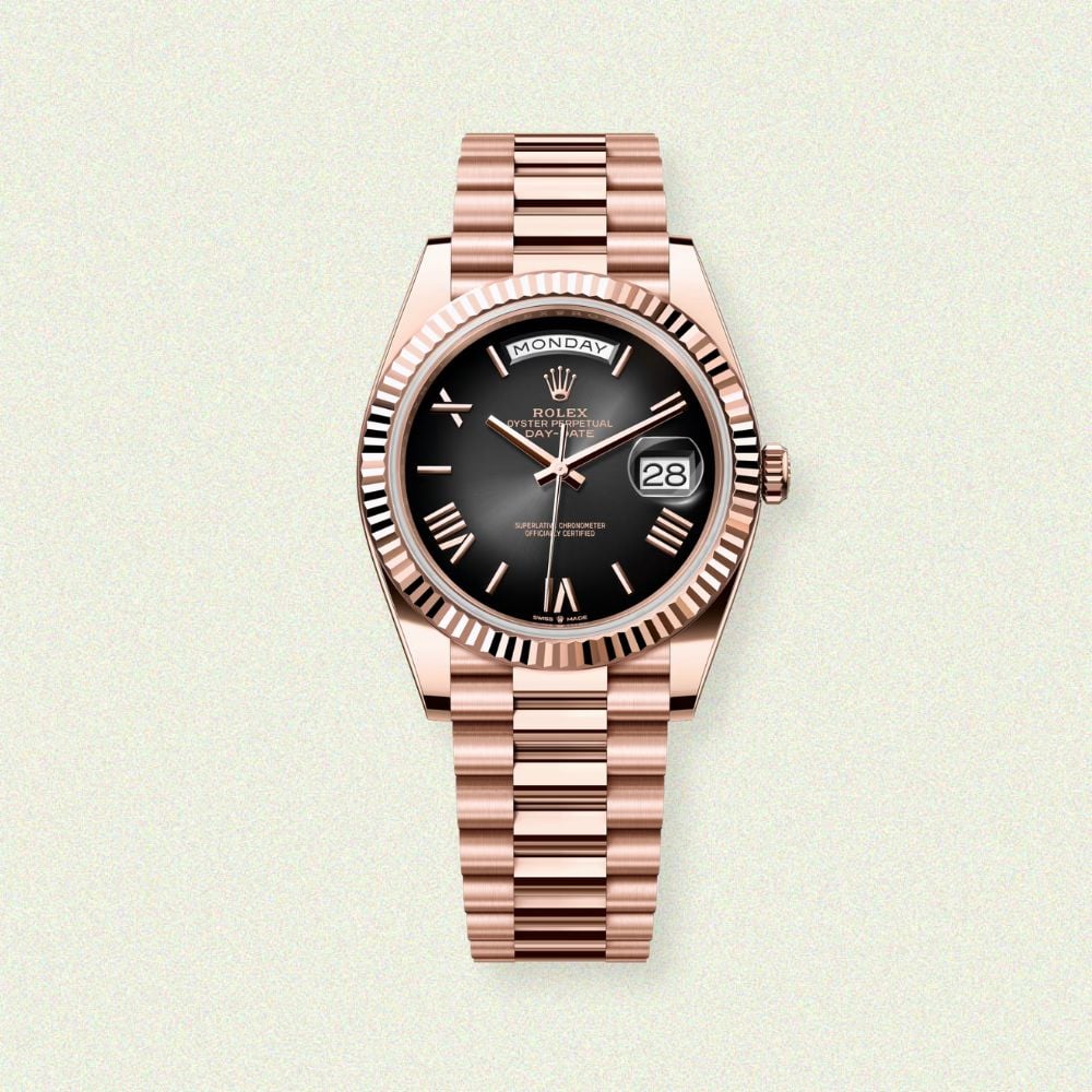 The Rolex Day-Date 40 Ref. 228235-0055 Everose gold