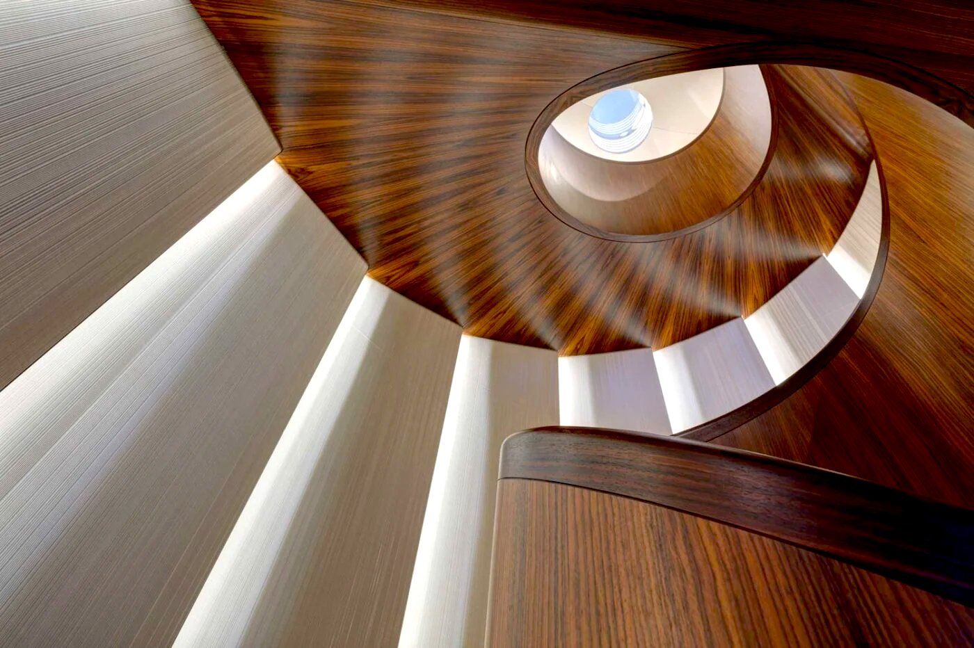 Savannah superyacht staircase