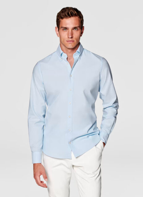 Light Blue Slim Fit Shirt